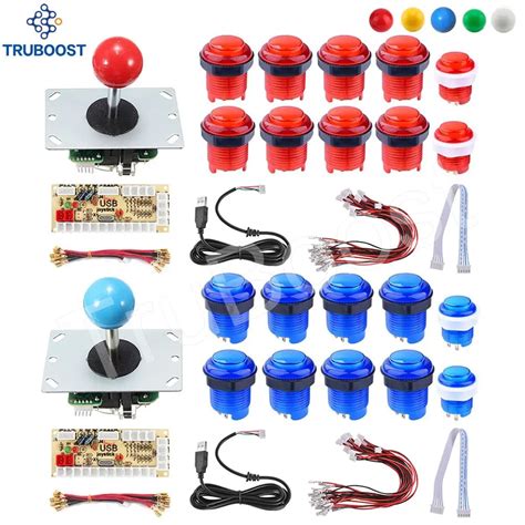 Diy Arcade Joystick Kits For Players Pc Computer Games Led Push