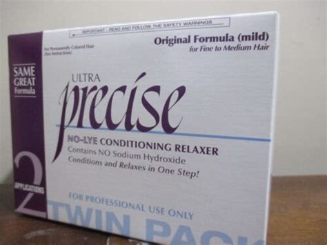 Ultra Precise No Lye Conditioning Relaxer Original Mild Fine To