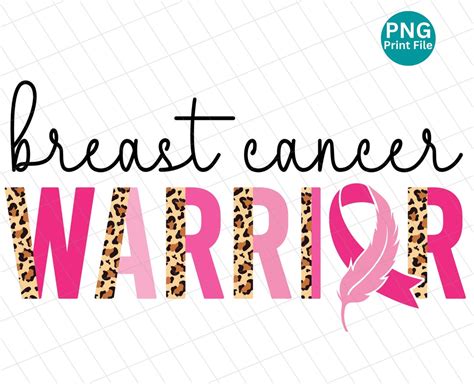 Breast Cancer Warrior Png Breast Cancer Awareness Half Leopard Png