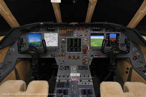 Duncan Universal Avionics Partner On Falcon 900b Avionics Upgrade Avionics International