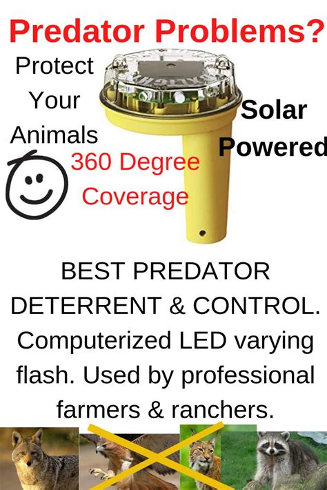 FOXLIGHTS Solar Night Predator Deterrent- Predator Control LED Light. Protect Flocks & Crops! 1 ...