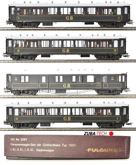 Fulgurex Teiliges Personenwagenset Der Gotthardbahn Kaufen Auf