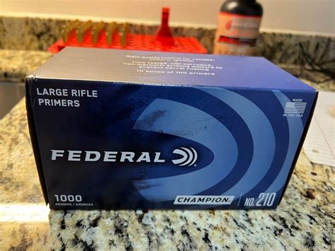 Federal Champion Large Rifle Champion Primer Brick Reloading