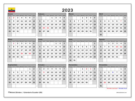 Feriados Ecuador 2023 | 2023 Calendar