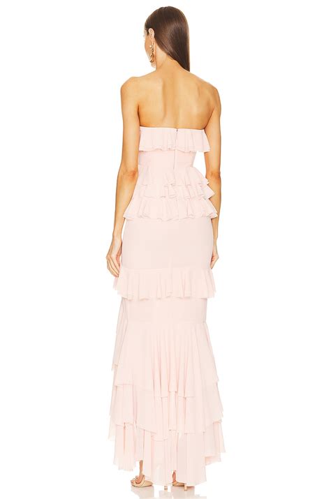 Michael Costello X REVOLVE Oleksandra Gown In Blush Nude REVOLVE