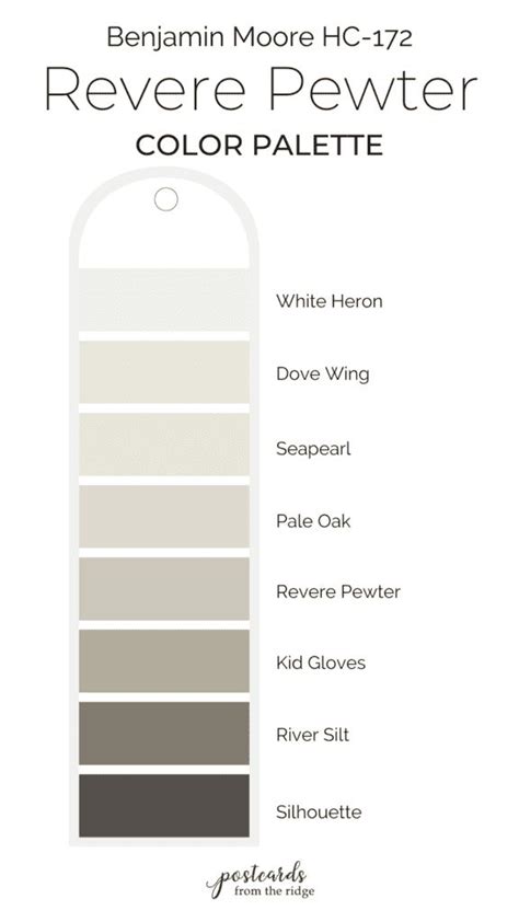 Revere Pewter Color Palette And Review Plus Best Uses Revere Pewter Revere Pewter Paint Pewter