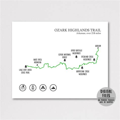 Ozark Highlands Trail Map