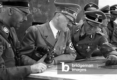 Heinrich Himmler Adolf Hitler And Felix Steiner 1939 B W Photo