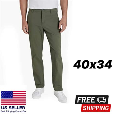 Weatherproof Vintage Mens Performance Weather Flex Flat Front Pants