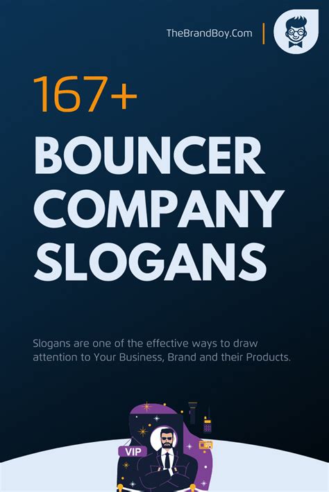 Catchy Bouncer Company Slogans And Taglines Thebrandboy Hot Sex Picture