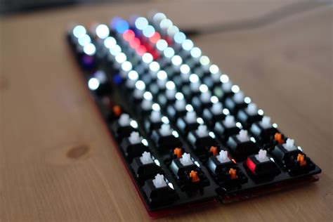 DinosaurArms — Adding LED lights to a Pok3r keyboard