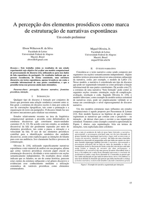 PDF A percepção dos elementos prosódicos como marca de estruturação