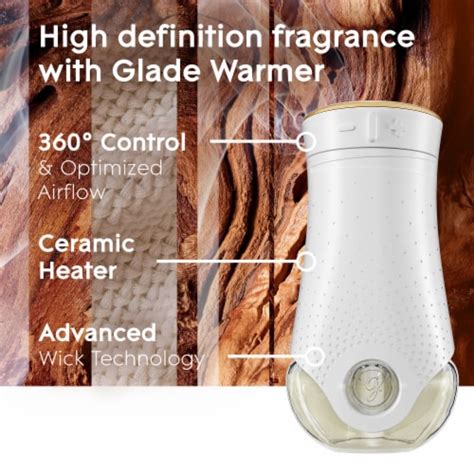 Glade Plugins Scented Oil Refill Cashmere Woods Essential Oil Infused