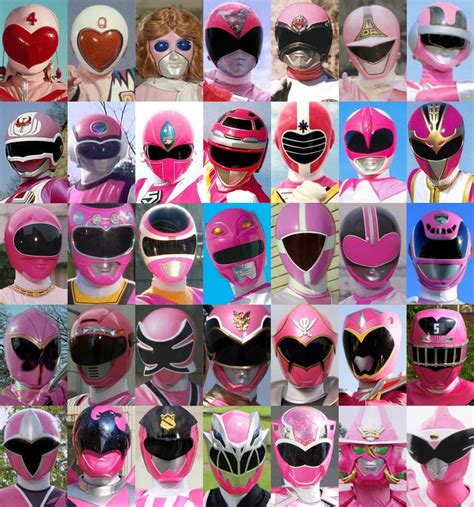 Main Pink Sentai Warriors By Jumon 30 On Deviantart