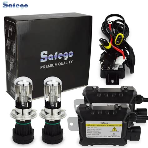 Safego 1set H4 Slim Ballast 35w Hid Kit Bi Xenon Car Lamp Kit 35w H4 Bi