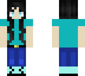 Blue-Eyed Girl | Minecraft Skin