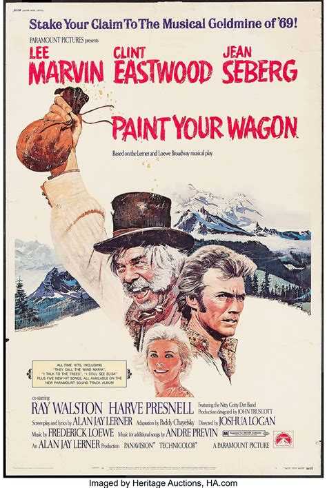 Paint Your Wagon (Paramount, 1969). Poster (40" X 60"). Musical.. | Lot ...