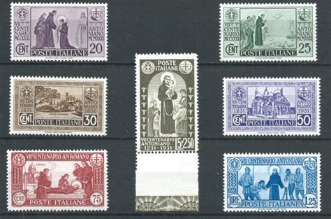 Italia Regno 1931 San Antonio 7 Centenario Della Morte Catawiki