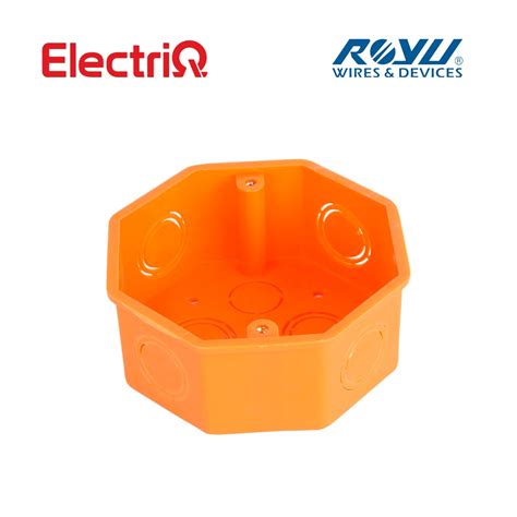 Electriq L Royu Pvc Junction Box Orange 4 X 4 Electrical Box Without