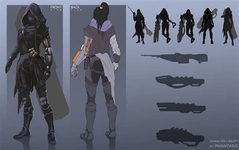 Artstation Mercenary Girl Concept Art