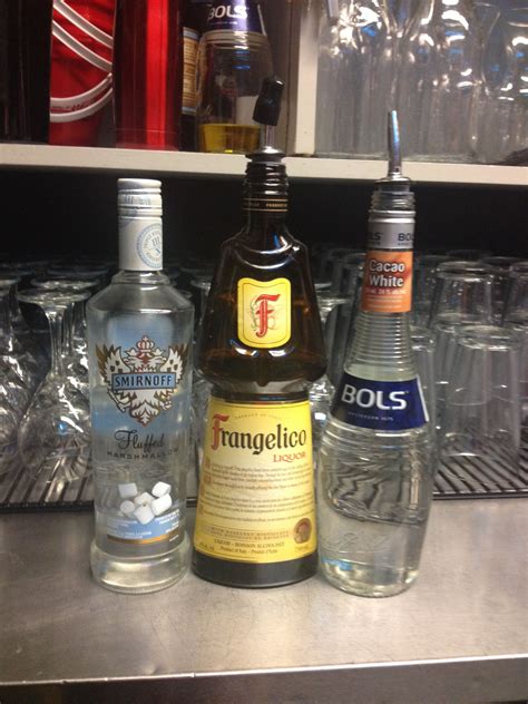 Combination Creates An Amazing Shot Smirnoff Vodka Bottle Frangelico