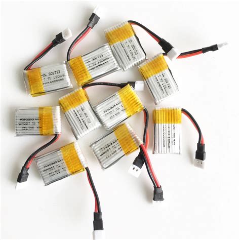 Pcs V C Mah Lipo Lithium Polymer Rechargeable Battery For X