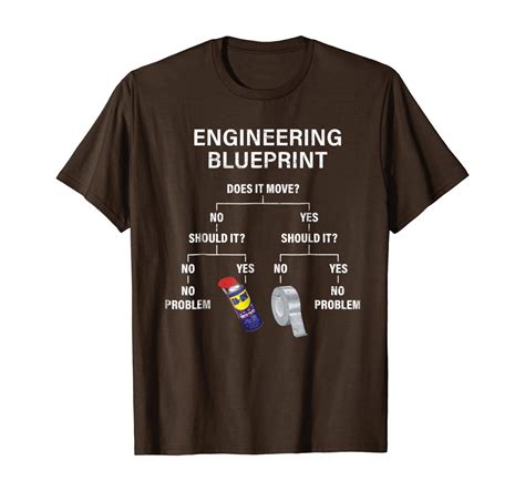 My Engineering Blueprint Funny Engineer T Shirt