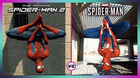 The Amazing Spider Man Vs Marvel S Spider Man Gameplay Physics And