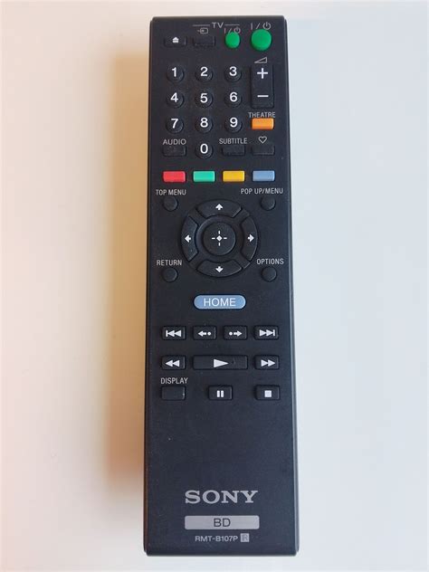 Fjernkontroller Sony Bd Rmt B P For Blu Ray Disc Dvd Player Remote