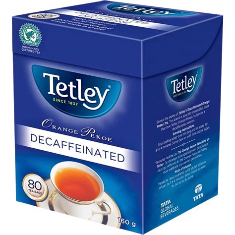 Tetley Decaf Orange Pekoe Tea Canteen Canada