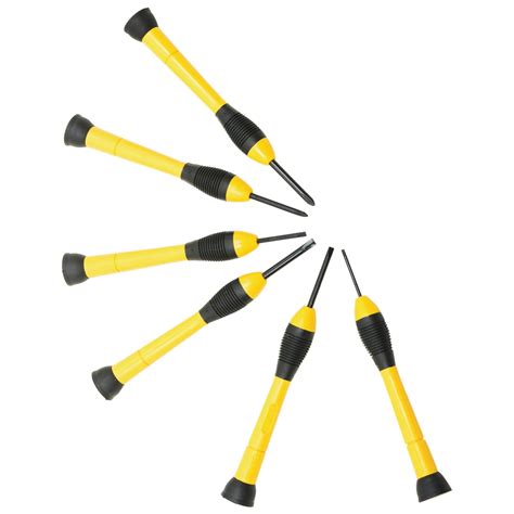 6 Piece Precision Screwdriver Set 66 052 6 Stanley Zener Online Diy Store