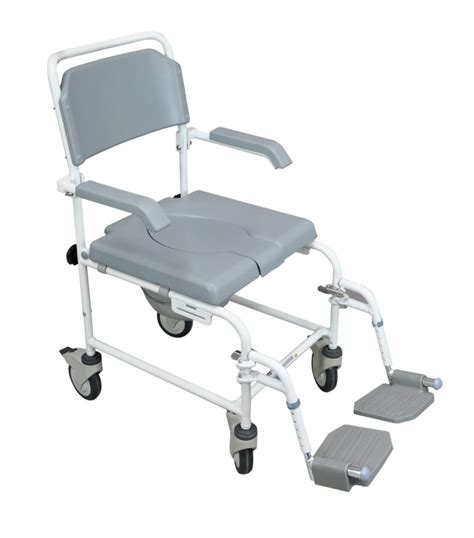 Aidapt Bewl Attendant Propelled Shower Commode Chair Bann Mobility