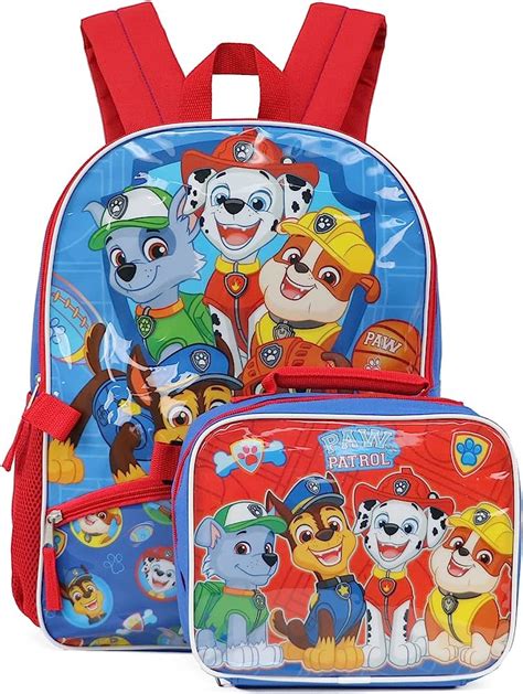 Paw Patrol Backpack With Lunch Box Uk