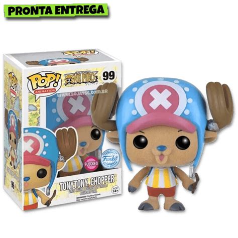 Funko Pop One Piece Tony Tony Chopper Flocked Loja Tsc