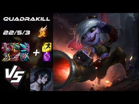 MID Tristana Vs Hwei QUADRAKILL EU Challenger Patch 14 7 YouTube