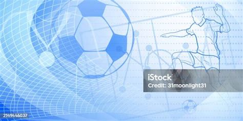 Football Themed Background Stock Illustration Download Image Now Abstract Adult Adults