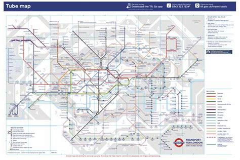 London Tube Map Zones