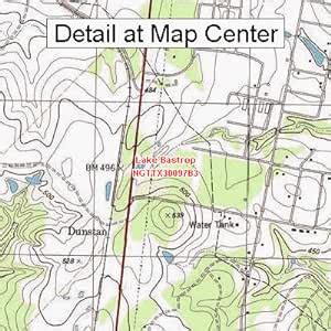 Amazon Usgs Topographic Quadrangle Map Lake Bastrop Texas