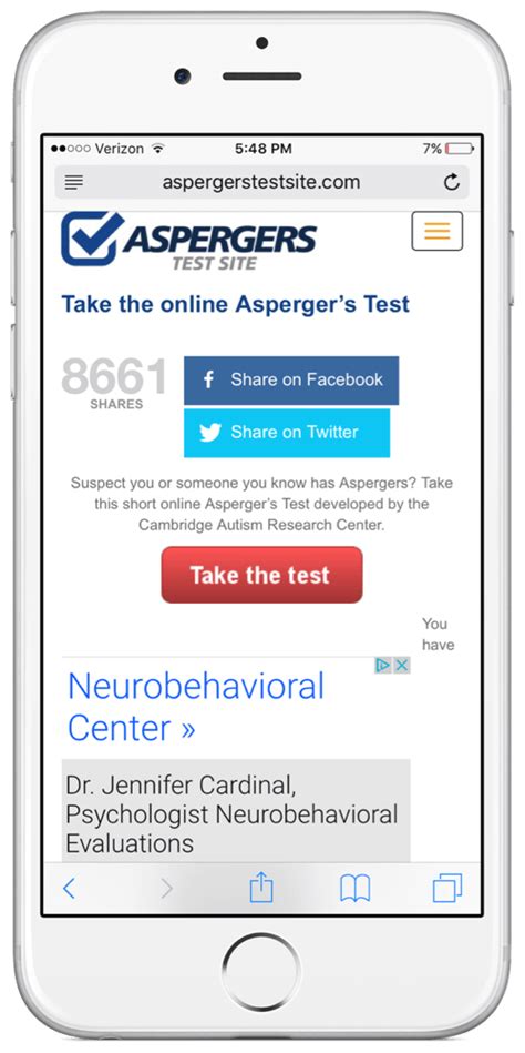 Aspergers Test App Review - Touch AutismTouch Autism