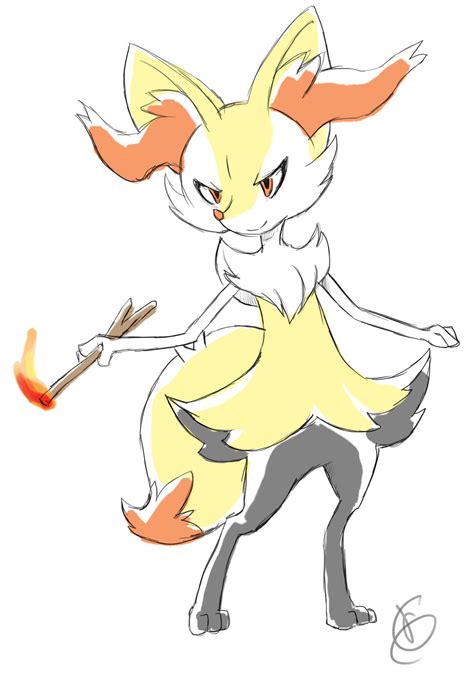 Braixen By Faebyte Art On Deviantart