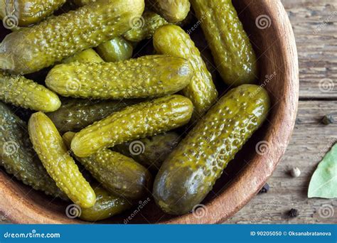 Pickled Gherkins Stock Photo Image Of Fresh Food Organic 90205050