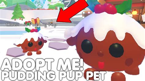 HOW TO GET NEW PUDDING PUP PET IN ADOPT ME ALL NEW CHRISTMAS PETS