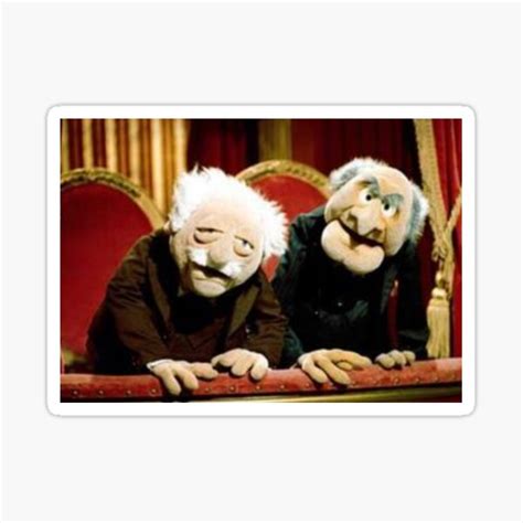 Statler And Waldorf Statler And Waldorf Sticker For Sale By