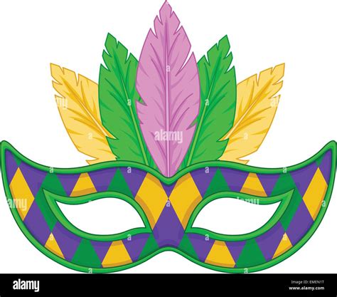 Mardi Gras Mask Stock Vector Image Art Alamy