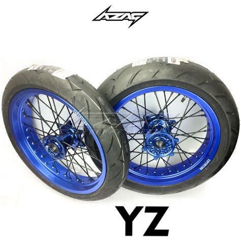 Jual BAN SET WHELSET YAMAHA YZ 125 250 450 SUPERMOTO RING VELG