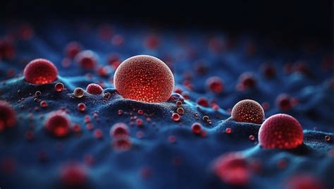 Premium Photo Human Red Blood Cells Erythrocytes Illustration A Virus