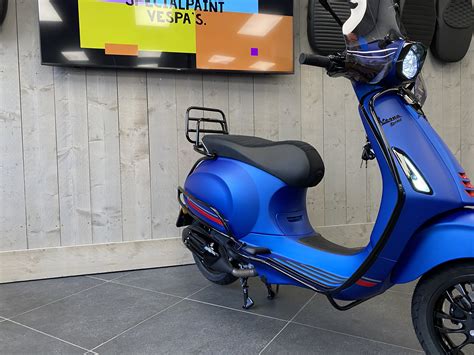 Vespa Sprint Blue Vivace Perry Scooters Haarlem