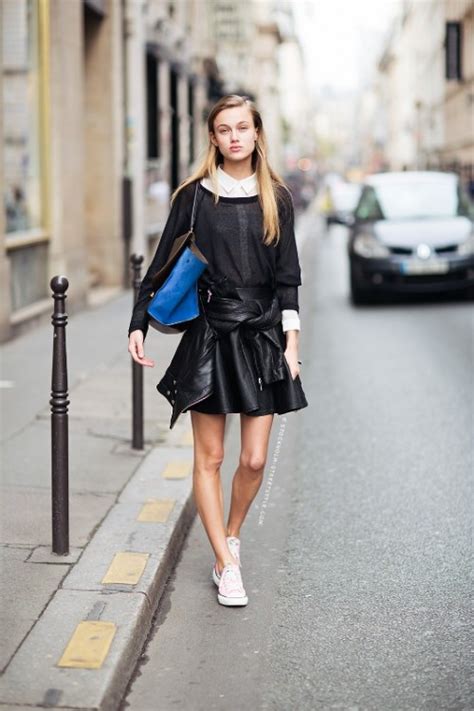 How To Wear A Leather Skirt Great Looks To Get Inspired Styleoholic