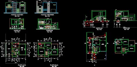 Housing Duplex Dwg Block For Autocad Designs Cad