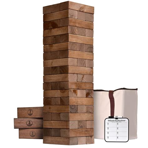 Buy Gosports Giant Wooden Toppling Tower Stacks To Feet Choose